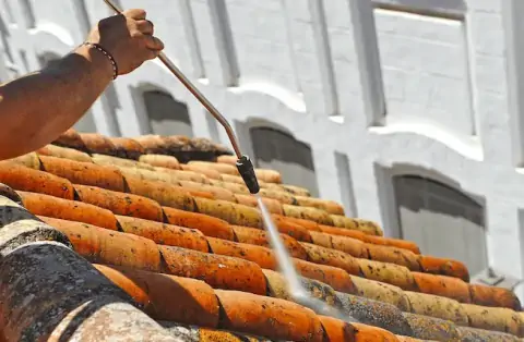 Nettoyage de toitures - Le Triadou